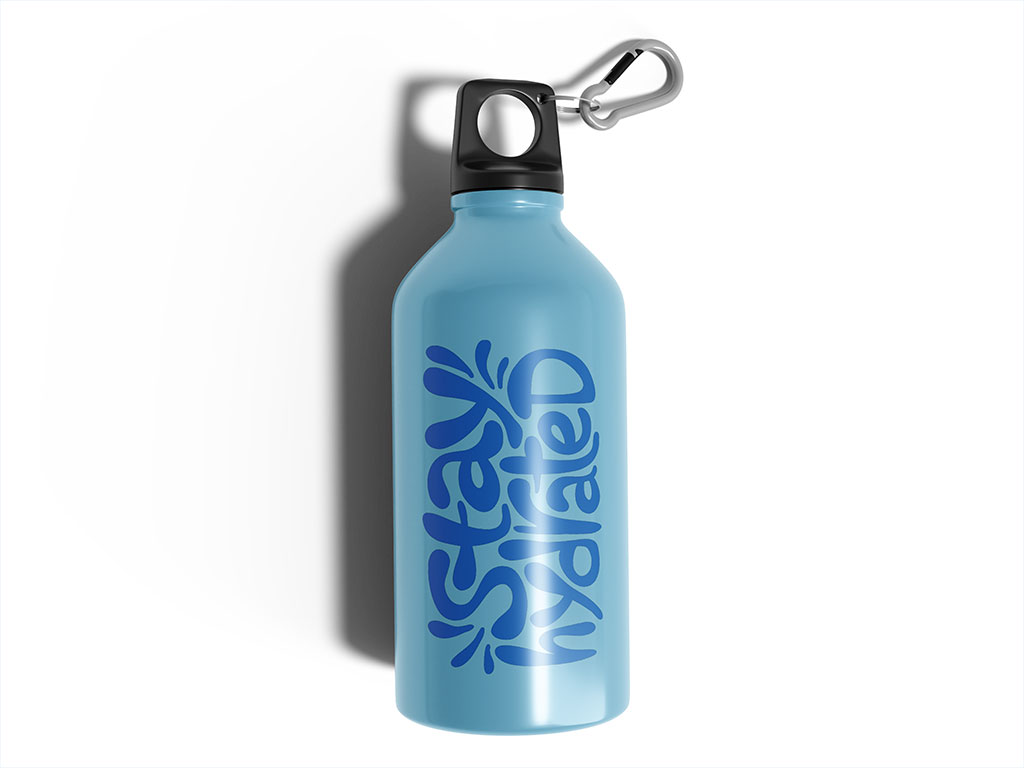 Avery HP750 Blue Pantone 285 C Water Bottle DIY Stickers