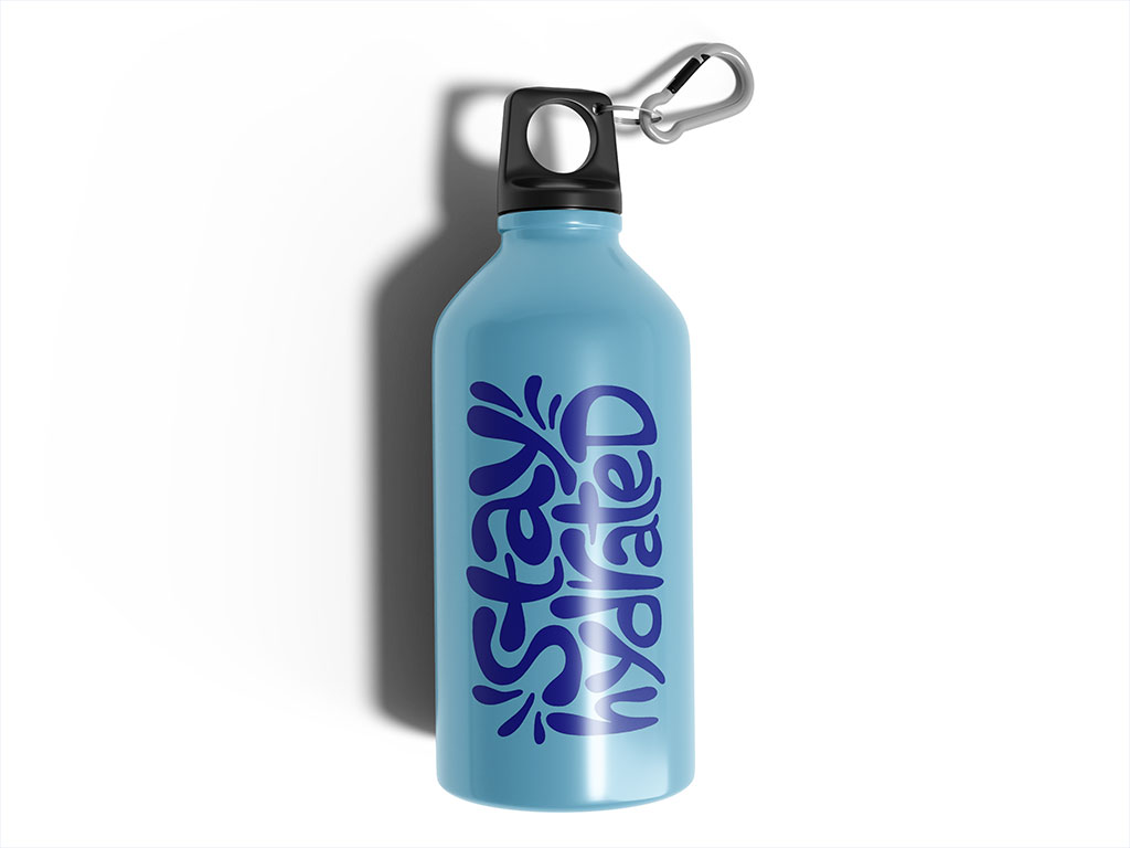 Avery HP750 Blue Pantone 286 C Water Bottle DIY Stickers