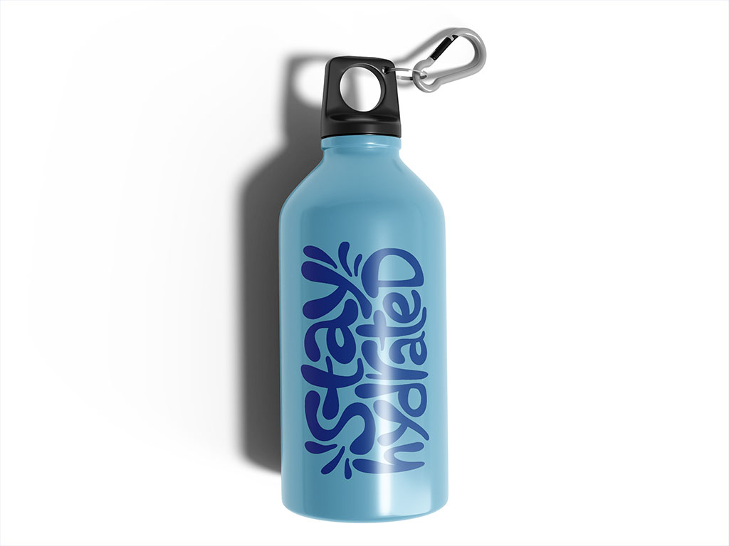 Avery HP750 Intense Blue Water Bottle DIY Stickers
