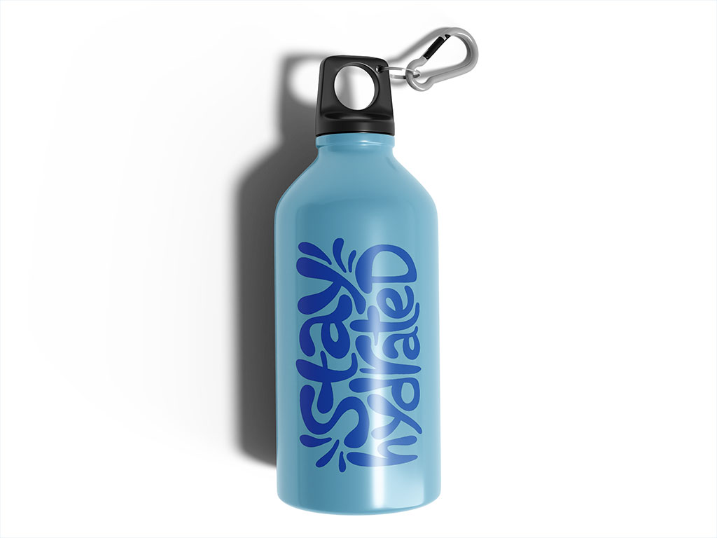 Avery HP750 Blue Pantone 300 C Water Bottle DIY Stickers