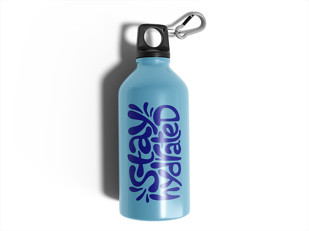 Avery HP750 Pantone Reflex Blue C Water Bottle DIY Stickers
