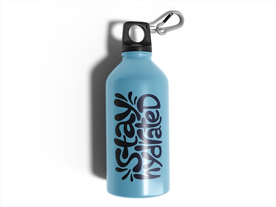 Avery HP750 Dark Blue Water Bottle DIY Stickers