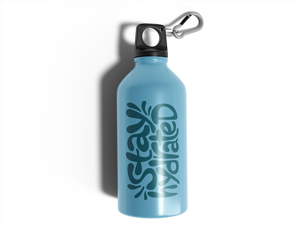 Avery HP750 Teal Water Bottle DIY Stickers