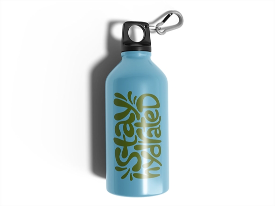 Avery HP750 Olive Green Water Bottle DIY Stickers