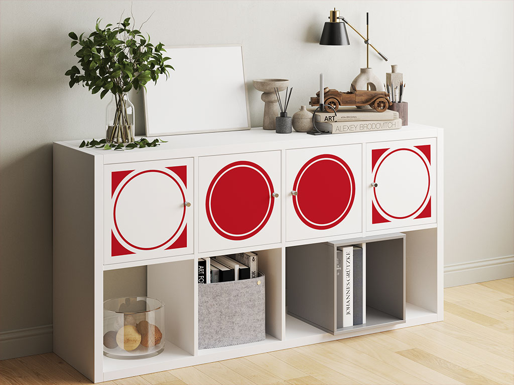 Avery PR800 Red Translucent DIY Furniture Stickers