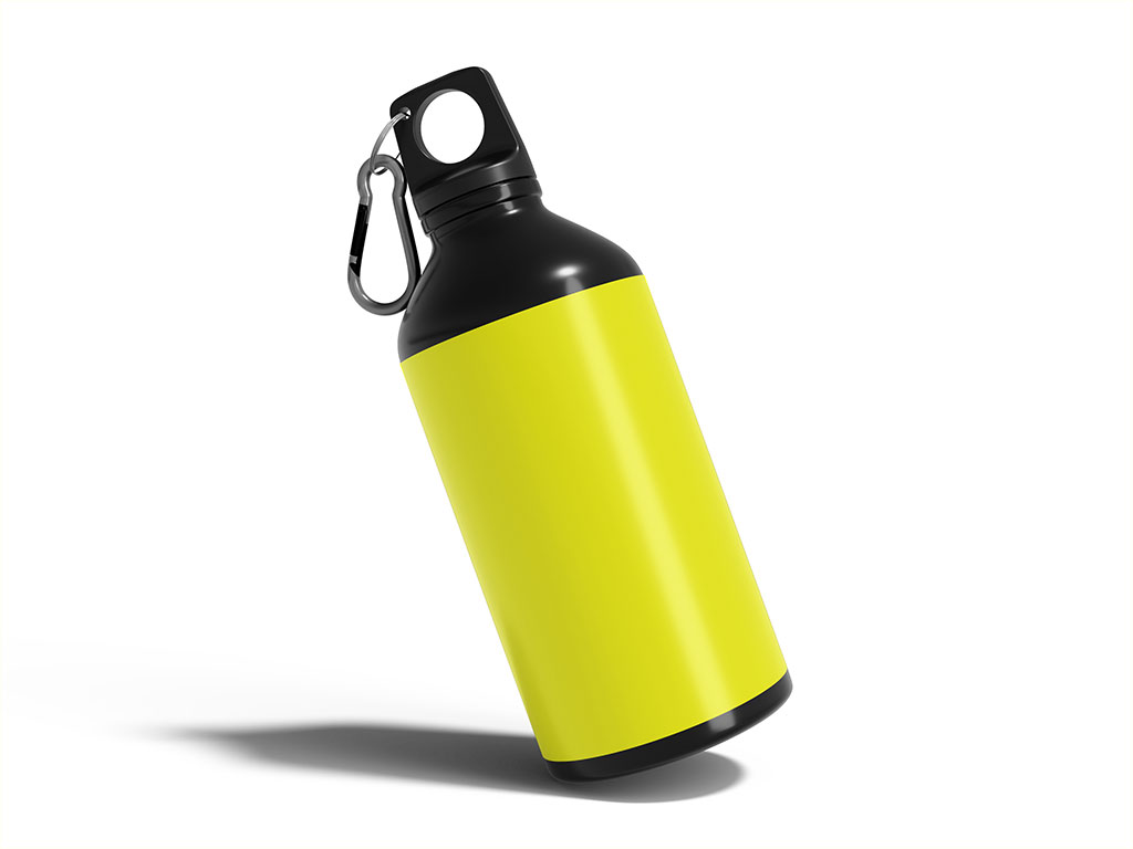 Avery SF100 Yellow Fluorescent Water Bottle DIY Stickers