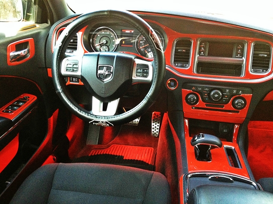 Dodge Red Dash Kit