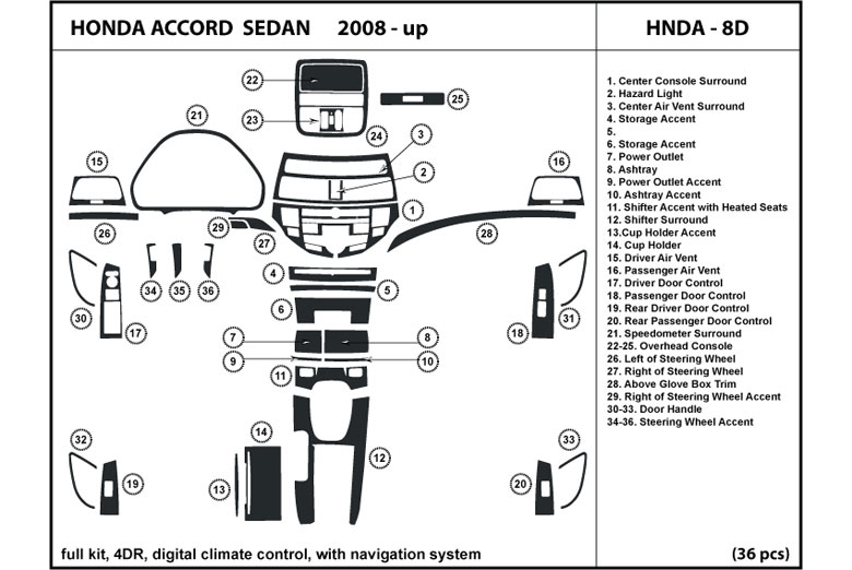 ##CATSHORTDESC## DL Auto Dash Kit Diagram