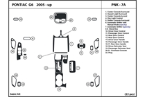 2010 Pontiac G6 DL Auto Dash Kit Diagram