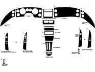 Buick Riviera 1996-1997 Dash Kit Diagram