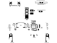 GMC Safari 1996-2005 Dash Kit Diagram