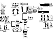 Chevrolet Silverado LTZ 2007-2014 Dash Kit Diagram