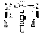 Chevrolet Corvette 1990-1993 Dash Kit Diagram