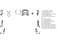 Chevrolet Silverado 2014-2019 Dash Kit Diagram