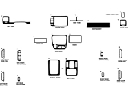 Chevrolet Tracker 1999-2002 Dash Kit Diagram