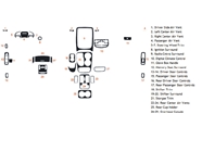 Dodge Durango 2014-2017 Dash Kit Diagram