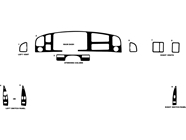 Ford E-150 1992-1997 Dash Kit Diagram