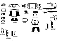 Ford F-150 1997-1998 Dash Kit Diagram