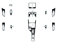 Ford Ranger 2019-2022 Dash Kit Diagram