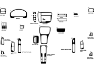 Honda Civic 1999-2000 Dash Kit Diagram