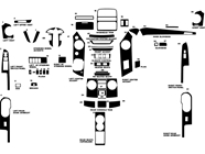 Honda Pilot 2009-2011 Dash Kit Diagram