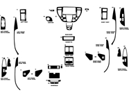 Infiniti Q45 2005-2006 Dash Kit Diagram