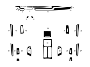 Kia Telluride 2020-2023 Dash Kit Diagram