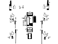 Land Rover Range Rover 2013-2022 Dash Kit Diagram