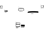 Lexus ES 2000-2001 Dash Kit Diagram