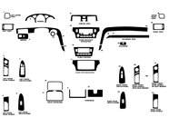 Lexus ES 2002-2006 Dash Kit Diagram