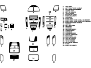 Lexus ES 2010-2012 Dash Kit Diagram
