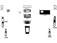 Lexus ES 1994-1996 Dash Kit Diagram