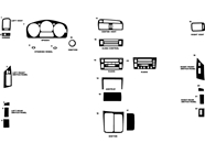 Lexus GS 2001-2005 Dash Kit Diagram