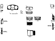 Lexus GS 1998-2000 Dash Kit Diagram