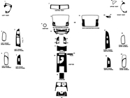 Lexus IS 2006-2008 Dash Kit Diagram