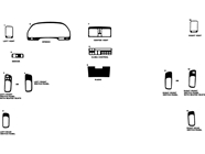 Lexus LS 1990-1992 Dash Kit Diagram