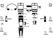 Mazda Protege 1999-2003 Dash Kit Diagram