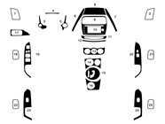 Mitsubishi Outlander Sport 2015-2018 Dash Kit Diagram