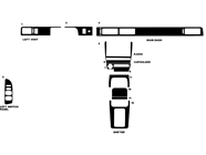 Nissan Altima 1993-1997 Dash Kit Diagram
