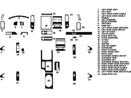 Nissan Xterra 2009-2012 Dash Kit Diagram