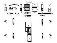 Nissan Xterra 2013-2015 Dash Kit Diagram