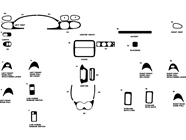 Pontiac Sunfire 1995-2002 Dash Kit Diagram