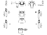 Ram 1500 2019-2024 Crew / Quad Cab Dash Kit Diagram