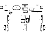 Subaru Impreza 2015-2016 Dash Kit Diagram