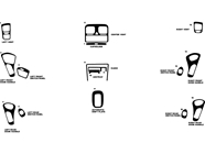 Subaru Legacy 1995-1999 Dash Kit Diagram