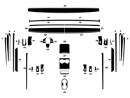 Tesla Model Y 2020-2023 Dash Kit Diagram