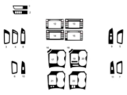 Toyota Highlander 2014-2019 Dash Kit Diagram