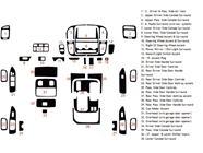 Toyota Land Cruiser 1998-2002 Dash Kit Diagram