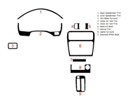 Toyota Tercel 1995-1998 Dash Kit Diagram