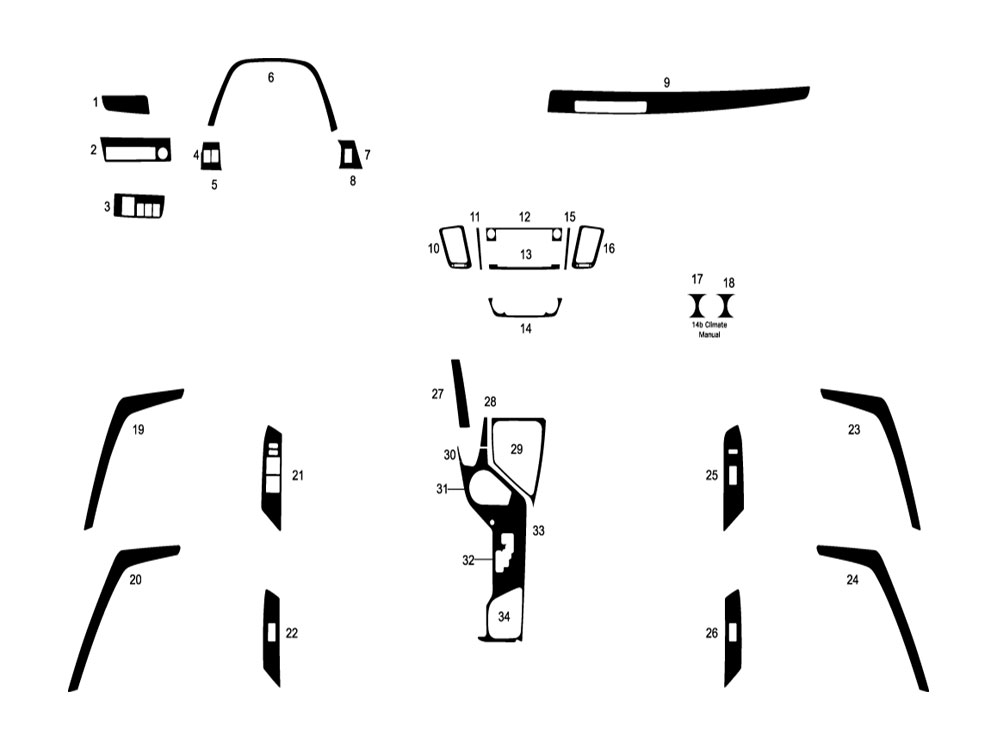 Toyota Rav4 2016-2018 Dash Kit Diagram